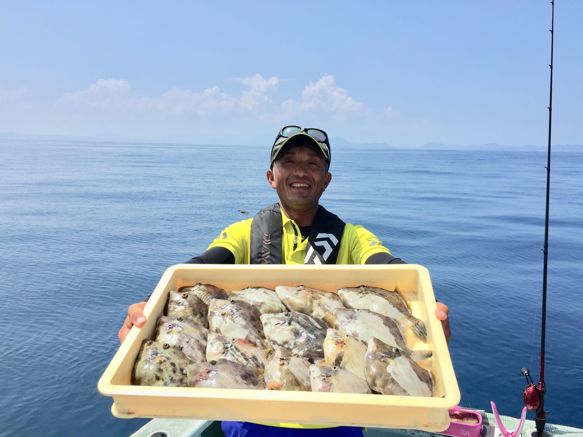 愛知の夏カワハギはN-SFで楽釣～♪ | 鈴木泰成