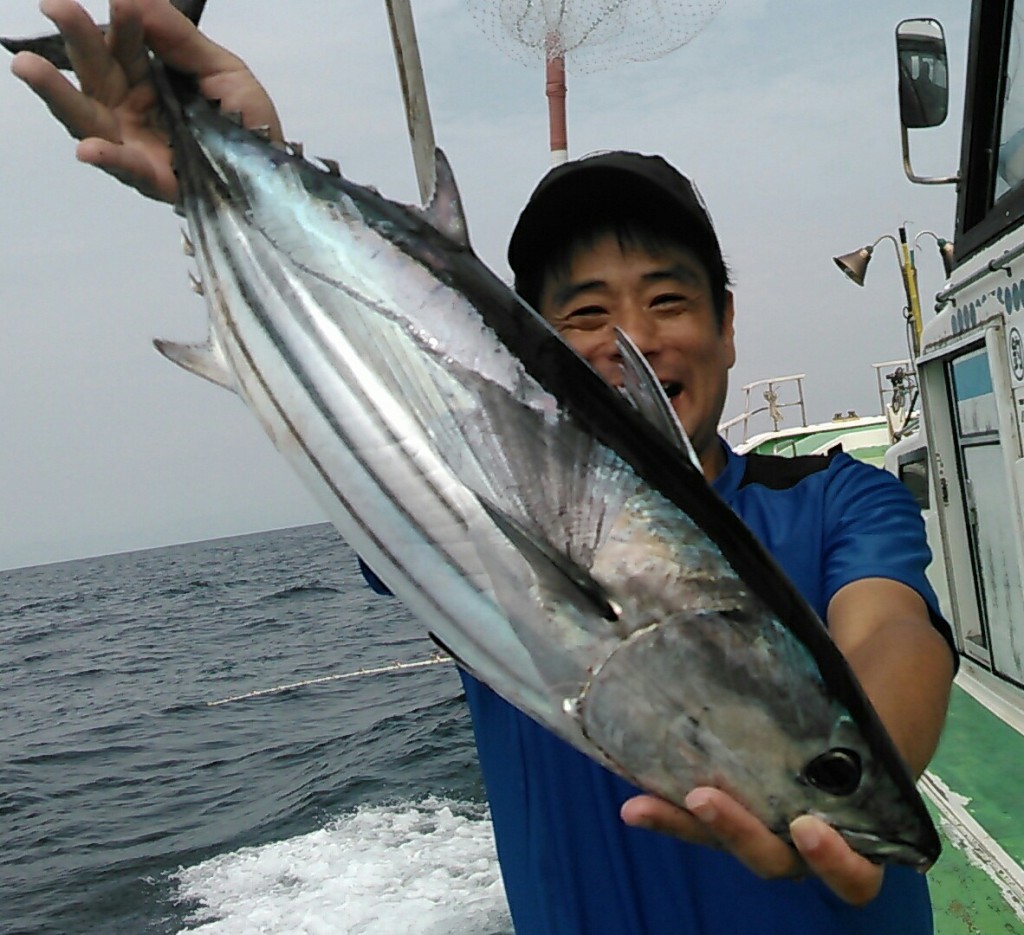 相模湾コマセのカツオ・キハダ解禁初日 | 福田 豊起